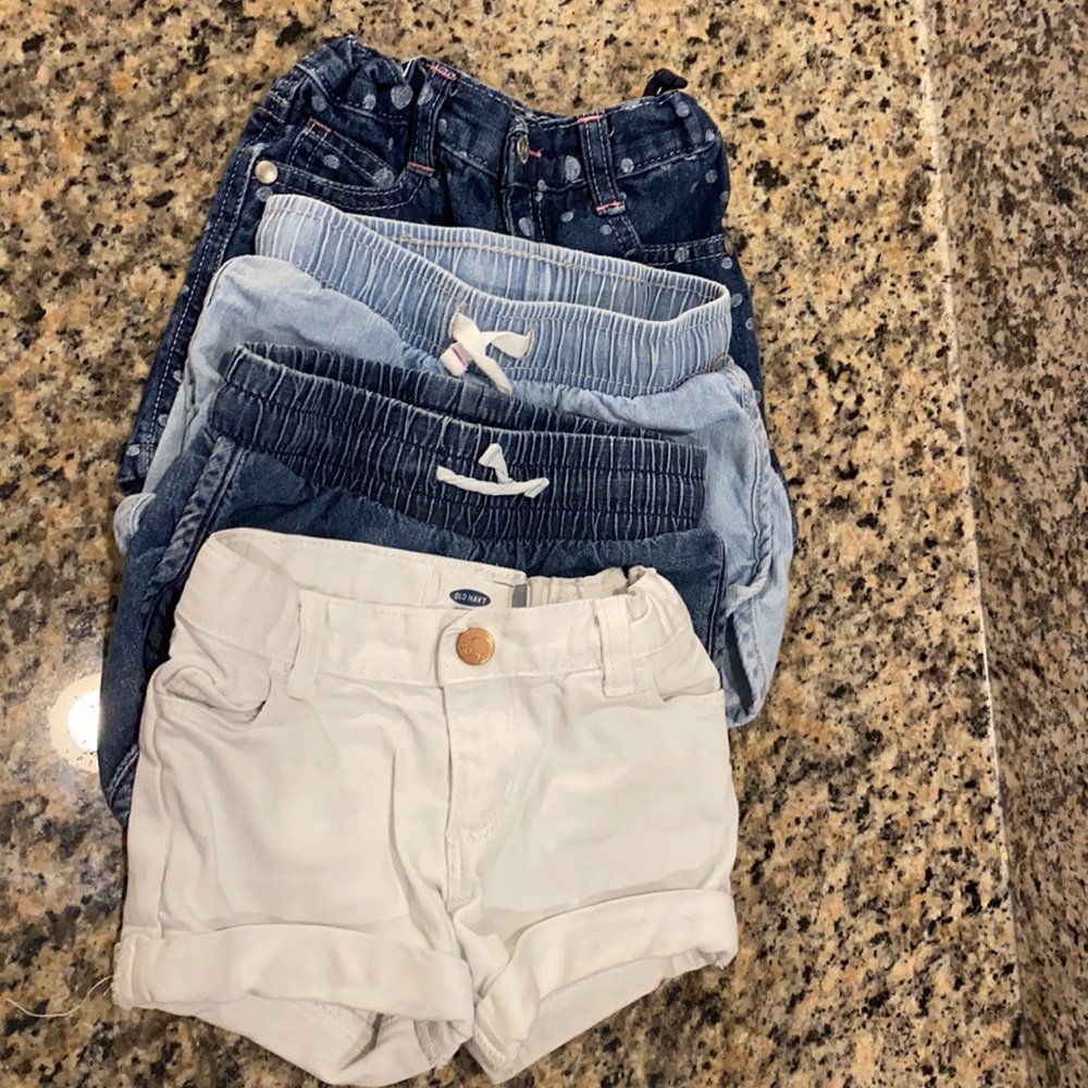 Wrangler, Old Navy, Cat & Jack shorts